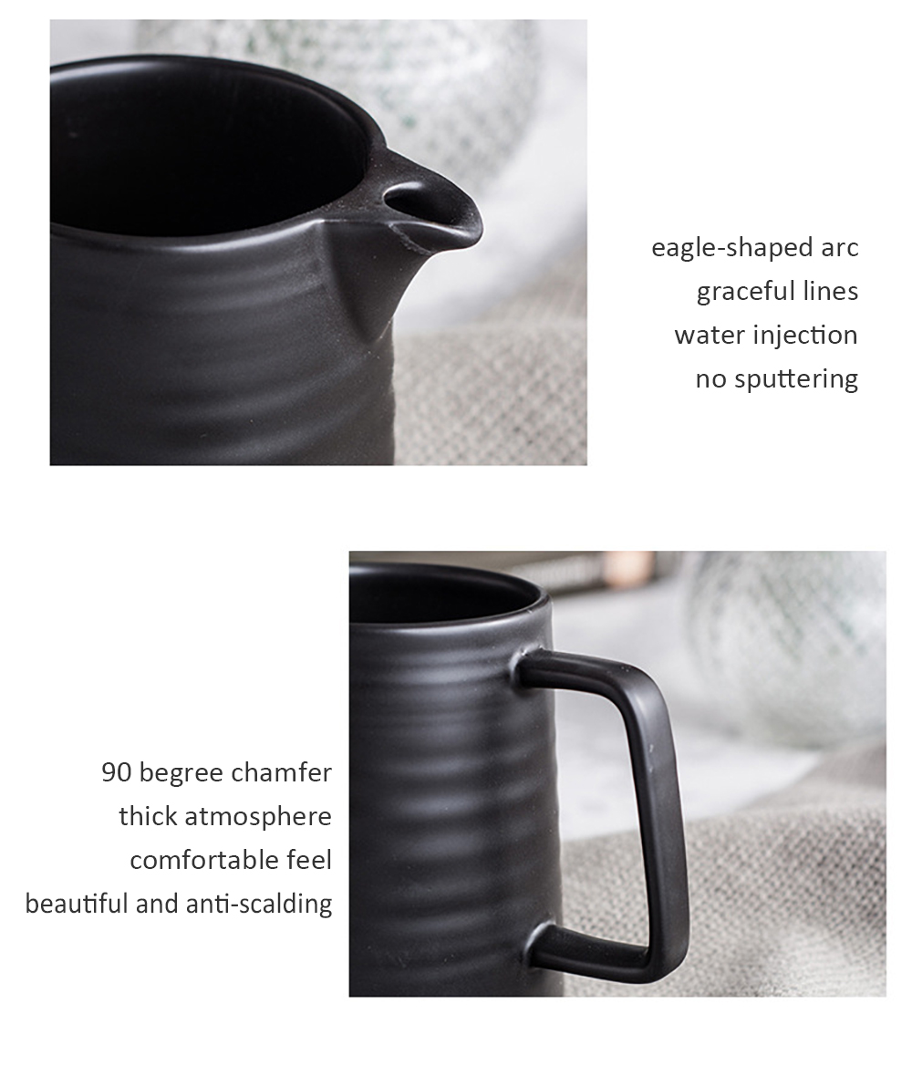Coffee Brewing Process with Pour Over Set