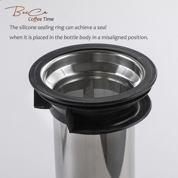 BeeCa Airtight Cold Brew Coffee Maker - Flavor-Locking Freshness Technology