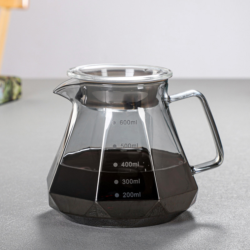   Smoked Glass Pour Over Set｜20oz/600ml All-in-One Brewer