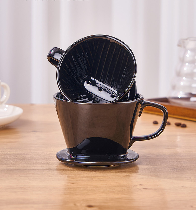 BeeCa Ceramic Slow Drip Brewer Black