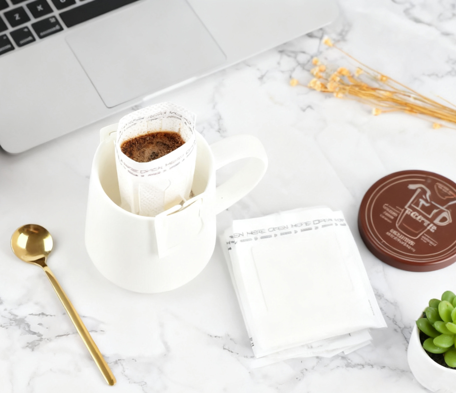 BeeCa Drip Bag Filter Paper with Hanging Ear